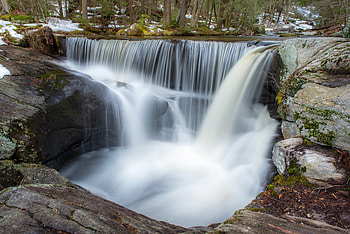 Nature, Rivers, Stones, Waterfall, Forest HD wallpaper