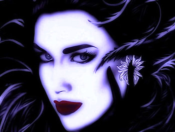 Face, gothic, girl, 3d HD wallpaper