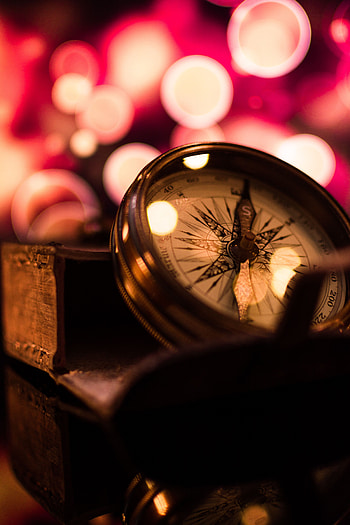 Glare, Miscellanea, Miscellaneous, Journey, Bokeh, Boquet, Compass HD phone wallpaper