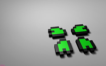 4Chan Clover, cool, 3d, 4chan, clover HD wallpaper