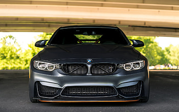 BMW M4, F82, front view, exterior, tuning M4 F82, gray matte M4 F82, German cars, BMW HD wallpaper