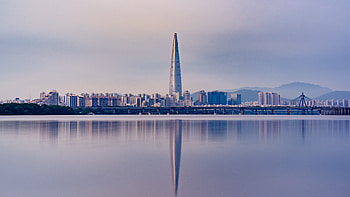 Seoul Skyline, Korea , Top city background, High definition HD wallpaper