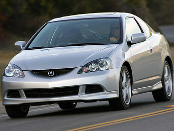 Auto, Trees, Acura, Cars, Asphalt, Front View, Style, Rsx, 2005, Akura, Metallic Gray, Grey Metallic HD wallpaper