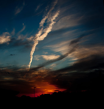 Nature, Sunset, Sky, Night, Clouds, Horizon, Dark HD phone wallpaper