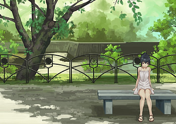 Beauty Spring and Girl, Girl, Wall, Beauty, New, Anime, Spring, Landspace HD wallpaper