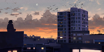My Alone And Quiet Morning, alone, artist, artwork, digital-art, artstation HD wallpaper