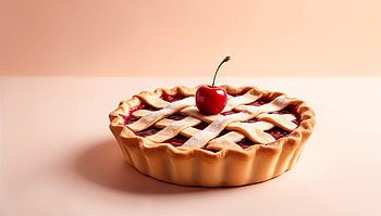 Delicious Cherry Pie - Ultra, Cherry Pie, food, pie, cherry, dessert HD wallpaper