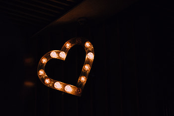 Love, Shine, Light, Illumination, Heart, Lighting HD wallpaper