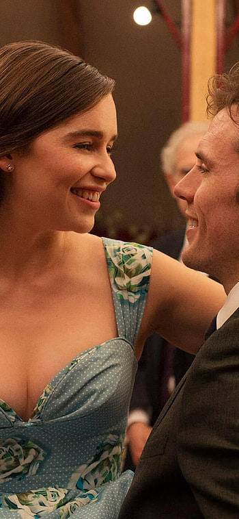 Sam Claflin, Emilia Clarke, XS HD phone wallpaper