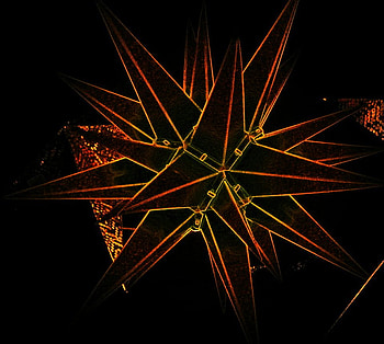 TheStar at night, star, grapghy, christmas, bright HD wallpaper