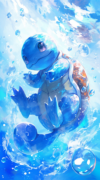 Squirtle Pokemon Aquatic Adventure, Squirtle (Pokémon), Pokemon, water, blue HD phone wallpaper