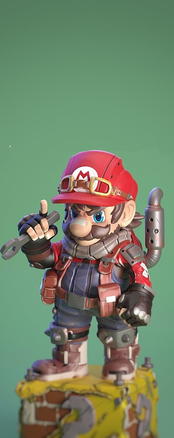 Supermario 3d, green HD phone wallpaper