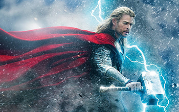 Chris Hemsworth, Mjolnir (Thor) HD wallpaper