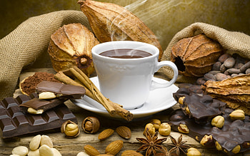 * Morning coffee *, coffee, mug, white, chocolate HD wallpaper