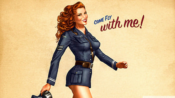 Pin Up HD wallpaper