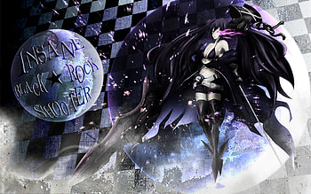 Insane Black Rock Shooter, huke, sword, huge, cool, mato, brs, kuroi, super HD wallpaper