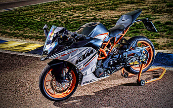 KTM RC390, raceway, 2021 bikes, sportsbikes, superbikes, 2021 KTM RC390, KTM HD wallpaper