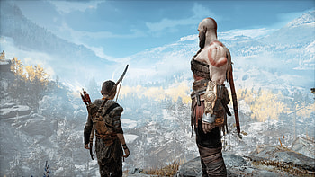 God Of War 4 Kratos And Atreus , kratos, god-of-war-4, god-of-war, 2018-games, games, ps-games HD wallpaper