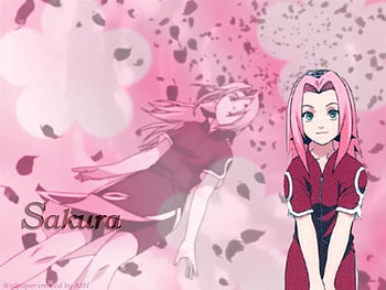 Sakura, girl, pink, stuff, anime HD wallpaper