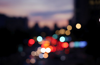 Bokeh, blur, multi-color HD wallpaper