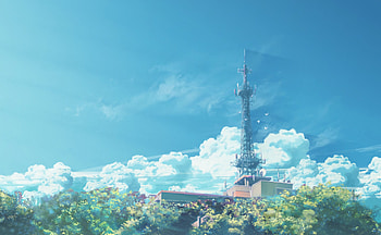 Building, Anime HD wallpaper