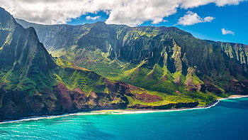Napali Coast State Park, Hawaii HD wallpaper