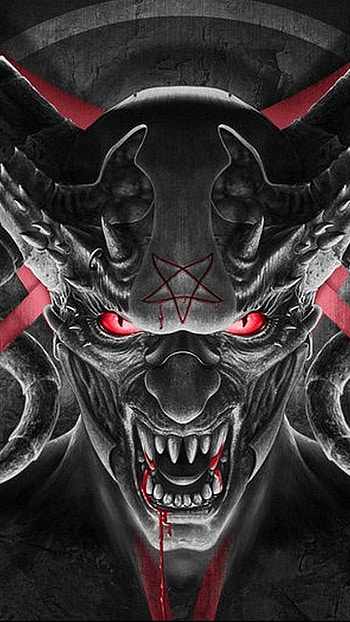 Black Devil, Evil, Artwork HD phone wallpaper
