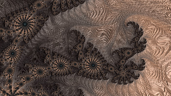 Trippy Psychedelic Fractal, trippy, psychedelic, trance, brown, Abstract, fractal HD wallpaper