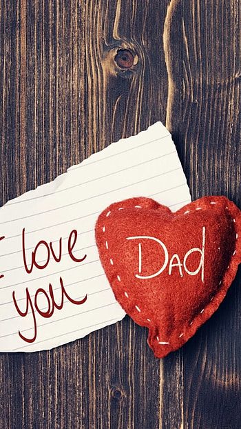 Mom Dad Name, Love You Dad, Wooden Background HD phone wallpaper