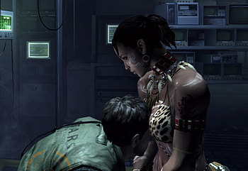 Chris And Sheva, sheva alomar, resident evil 5, chris redfield HD wallpaper