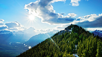 Sulphur Mountains, mountains, nature, graphy HD wallpaper