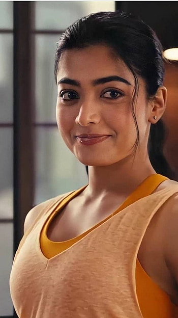 Rashmika mandanna, telugu actress, fitness HD phone wallpaper