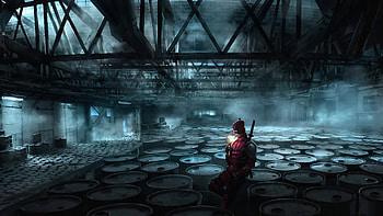 Deadpool Smoker, deadpool, superheroes, artwork, digital-art HD wallpaper