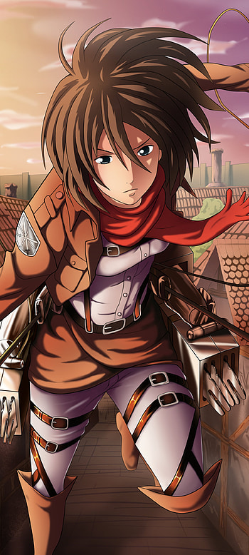S1 Luc, انمي, هجوم العمالقه, ميكاسا HD phone wallpaper