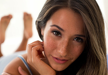Eva, model, pretty, brunette, beauty HD wallpaper