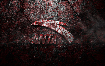 Anta logo, grunge art, Anta stone logo, red stone texture, Anta, grunge stone texture, Anta emblem, Anta 3d logo HD wallpaper
