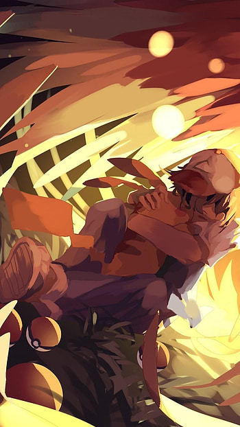 Ash And Pikachu, hug moment HD phone wallpaper