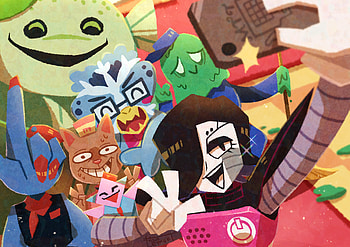 Undertale Selfie: Mettaton EX & Burgerpants — Ultra, Mettaton EX (Undertale), video game, Undertale HD wallpaper