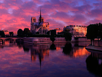 Landscape, Cities, Sunset HD wallpaper