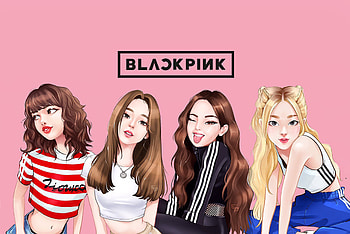 Jenni and Rosé, Animated, Blackpink HD wallpaper