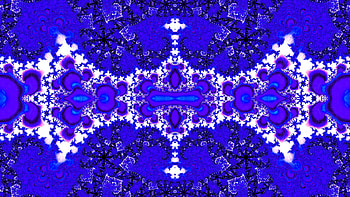 Trippy Psychedelic Fractal, trippy, psychedelic, aesthetic, blue, Abstract, fractal, abstract blue HD wallpaper