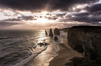 The Twelve Aplostles, fun, cool, nature, ocean, beach HD wallpaper
