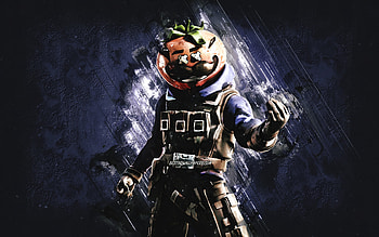 Fortnite Hothouse Skin, Fortnite, main characters, blue stone background, Hothouse, Fortnite skins, Hothouse Skin, Hothouse Fortnite, Fortnite characters HD wallpaper