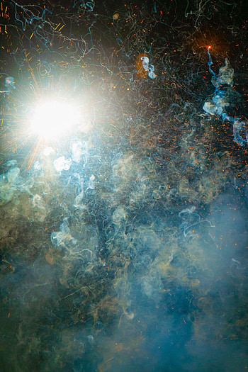 Abstract, Smoke, Sparks, Shroud, Clots HD phone wallpaper