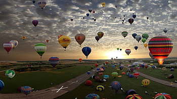 Air Sports, Air balloon, , Sky graphy HD wallpaper