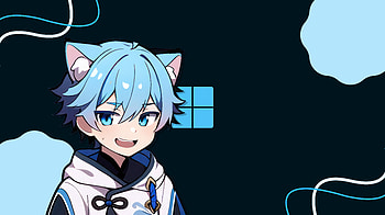 Chibi Neko Windows 11 - Kitty Monday HD wallpaper