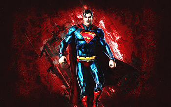Fortnite Superman Skin, Fortnite, main characters, red stone background, Superman, Fortnite skins, Superman Skin, Superman Fortnite, Fortnite characters HD wallpaper