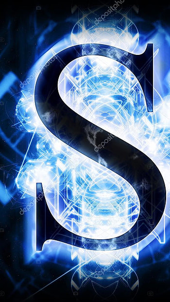 Black Colour, S Letter HD phone wallpaper