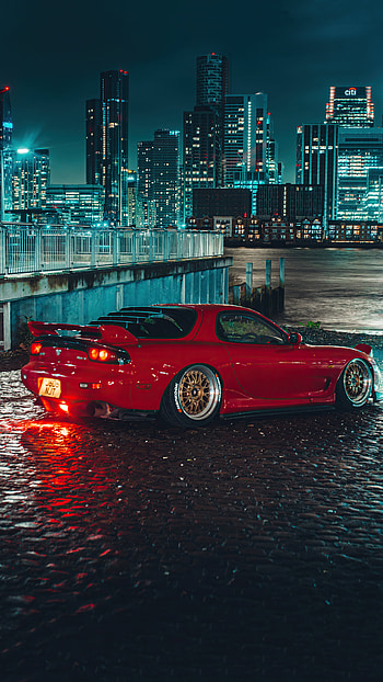 RX-7 Stance, Mazda RX HD phone wallpaper