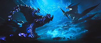 Epic Dragon Duel - Monster Hunter Wilds, video game, Monster Hunter Wilds, dragon HD wallpaper